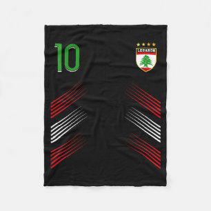 Lebanon Flag Lebanese Pride Lovers Fleece Blanket