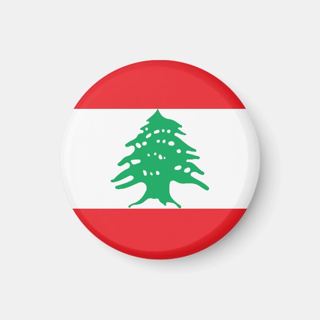 Lebanon flag magnet (Front)