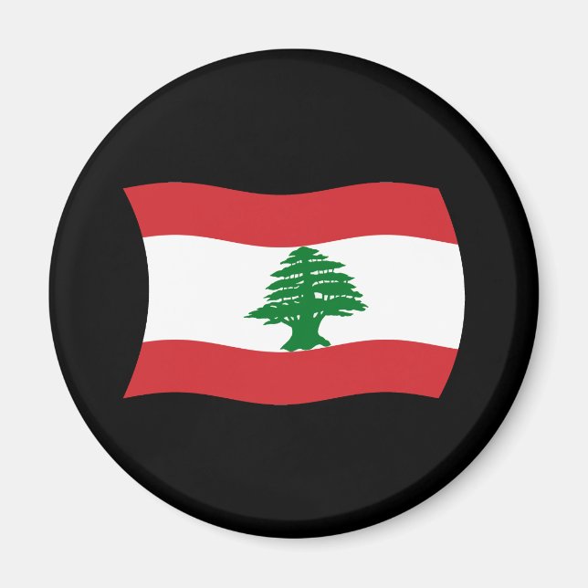 Lebanon Flag Magnet (Front)