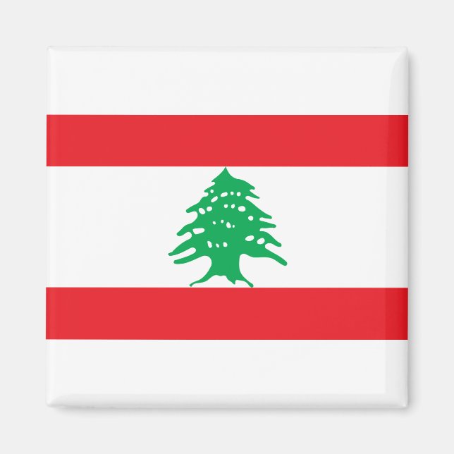 Lebanon Flag Magnet (Front)