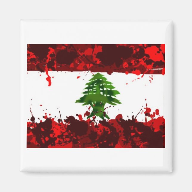Lebanon Flag Magnet (Front)
