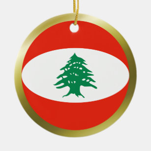 Lebanon Flag Ornament