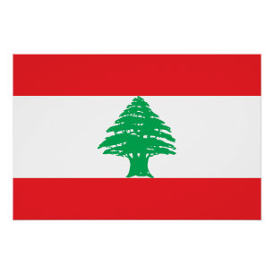 Lebanon Flag Poster