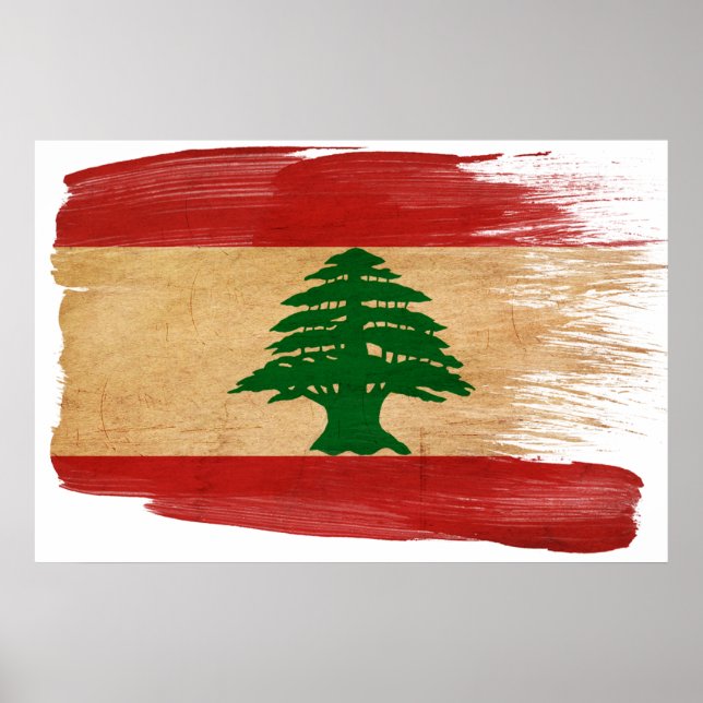 Lebanon Flag Posters (Front)