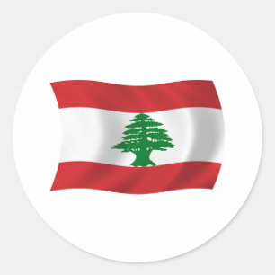 Lebanon Flag Sticker