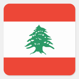 Lebanon Flag Sticker