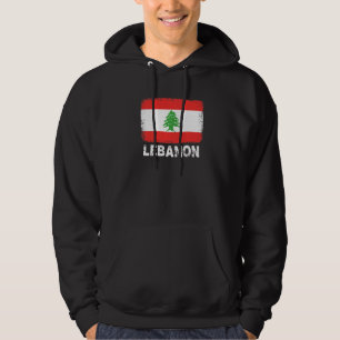 Lebanon Flag Support Lebanese People Women Men Hoodie