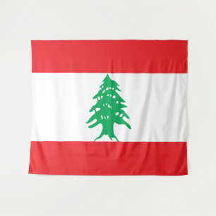 Lebanon Flag Tapestry