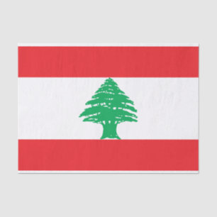 Lebanon Flag Tissue Paper