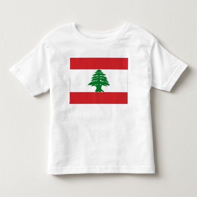 Lebanon Flag Toddler T-Shirt (Front)