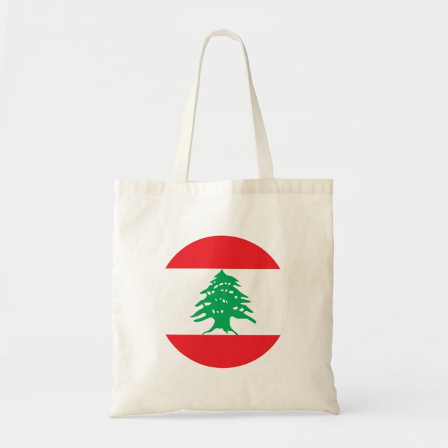 Lebanon Flag Tote Bag (Front)