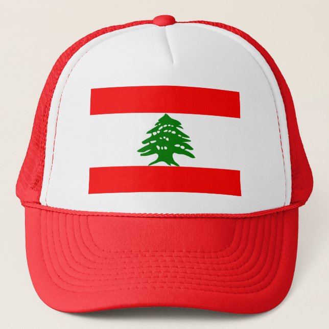 Lebanon Flag Trucker Hat (Front)