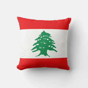 Lebanon Flag x Flag Pillow