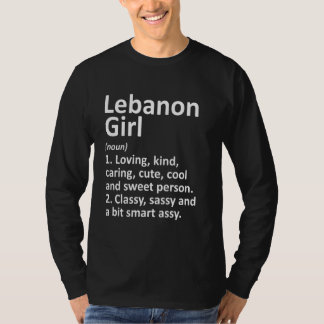 Lebanon Girl Ky Kentucky Funny City Home Roots T-Shirt
