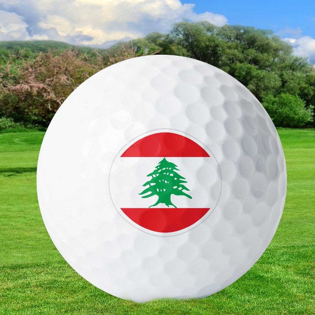 Lebanon Golf Balls, Lebanese Flag Golfers /Patriot Golf Balls (Creator Uploaded)