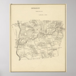 Lebanon, Grafton Co Poster
