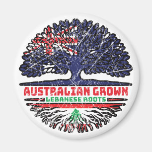 Lebanon Lebanese Australian Australia Tree Roots Magnet