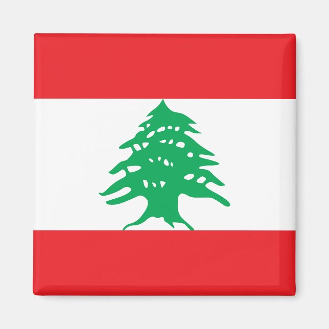Lebanon (Lebanese) Flag Magnet (Front)