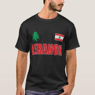 Lebanon,Lebanese,Flag of Lebanon,Lebanon Flag. T-Shirt