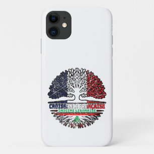 Lebanon Lebanese French France Tree Roots Flag iPhone 11 Case