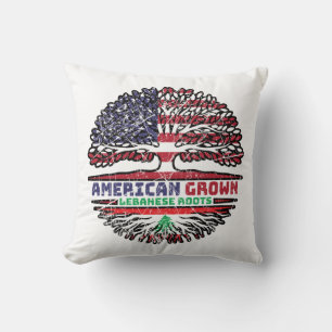 Lebanon Lebanese US American USA United States Cushion