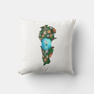 Lebanon Map Peace Design Cushion