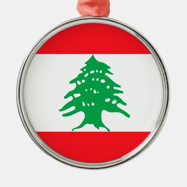 Lebanon Metal Ornament (Front)