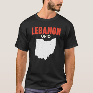 LEBANON Ohio USA State America Travel Ohioan T-Shirt