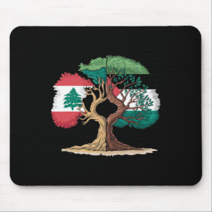Lebanon Palestine Flag Lebanese Palestinian United Mouse Pad