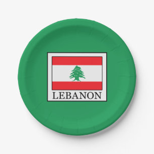 Lebanon Paper Plate