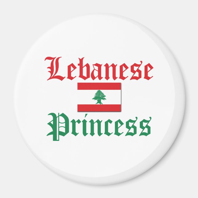 Lebanon Princess Magnet (Front)