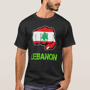 Lebanon Punch Lebanon Flag Lebanese Independence D T-Shirt