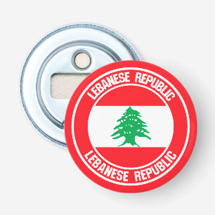 Lebanon Round Emblem Bottle Opener
