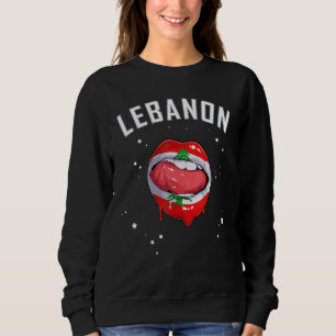 Lebanon Soccer & Sports Team Lebanese Fan Sweatshirt