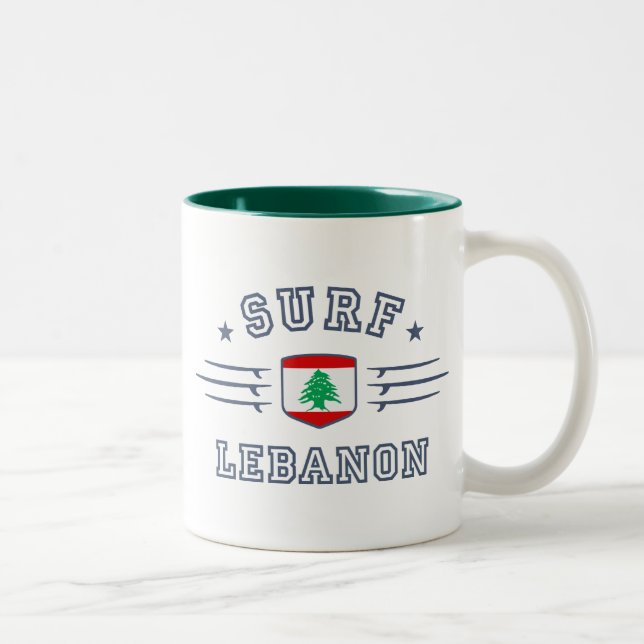 Lebanon Two-Tone Coffee Mug (Right)