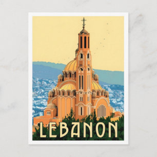 Lebanon Vintage Travel Postcard