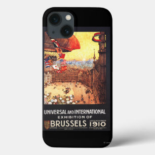 Lebaudy Airship with World Flags at Expo iPhone 13 Case