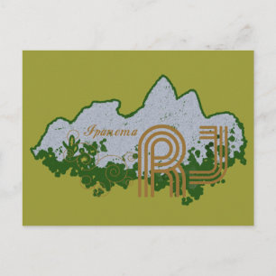 Leblon "Dois Irmãos" mountain Postcard