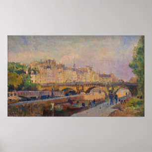 Lebourg - Paris The Pont Neuf Poster