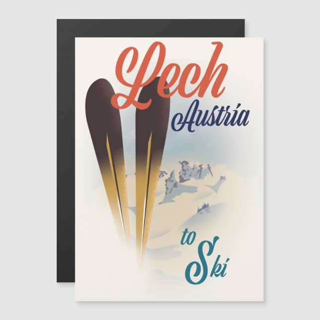 Lech Austria Ski poster (Front/Back)