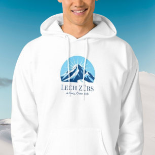 Lech Zürs Arlberg Austria ski resort outfit  Hoodie