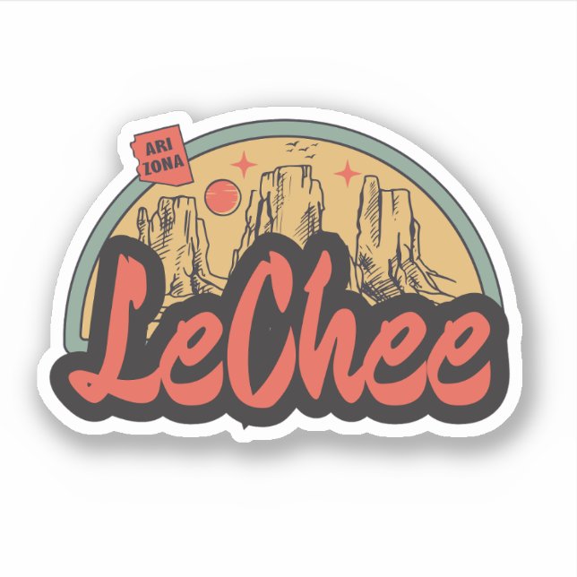 LeChee, Arizona  Sticker (Front)