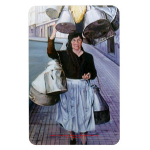 Lechera con cacharros/Milkmaid with pots Magnet