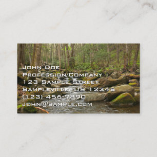 LeConte Creek at Great Smoky Mountains Business Card
