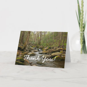 LeConte Creek at Great Smoky Mountains Thank You Card