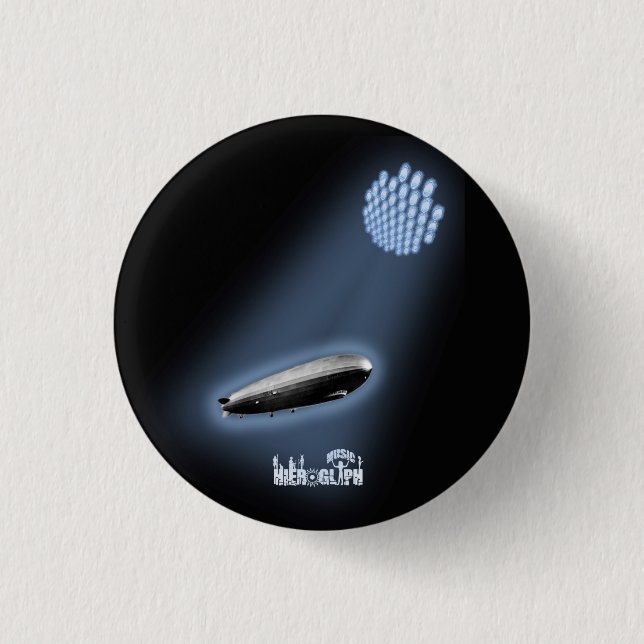 Led 3 Cm Round Badge (Front)