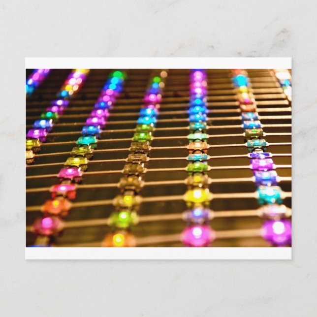 LED Abstraction Postcard (Front)