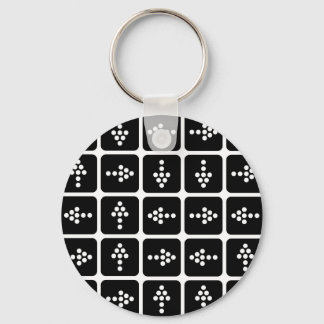 LED Arrow Square Key Ring