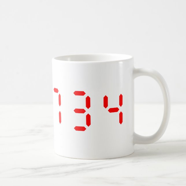 LED Calculator Hello | 0.7734 Coffee Mug (Right)