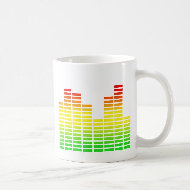 LED Equalizer Panel Funny Mug Humour (Right)